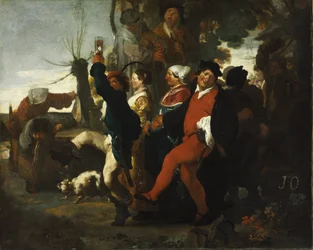 Wedding Procession in a Village